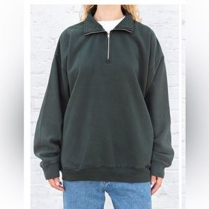 *SOLD*Brandy Melville Oversized Hunter Green Sweatshirt